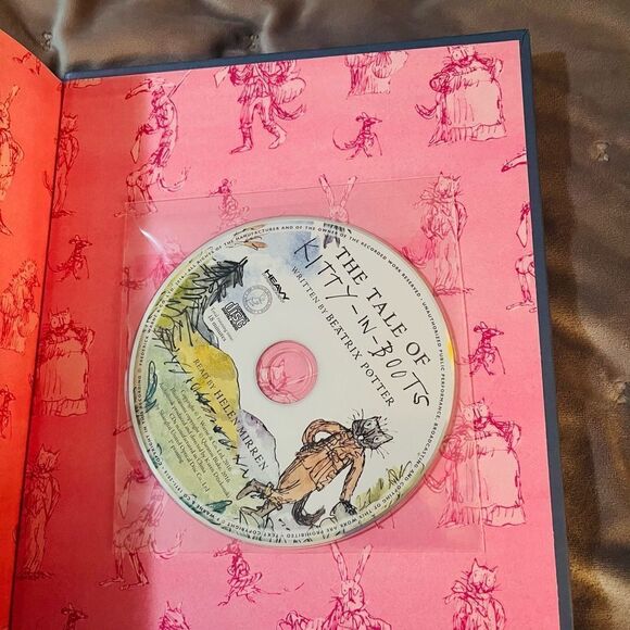 Children’s The Tale of Kitty in Boots Book by Beatrix Potter Hardcover with CD - Picture 8 of 10